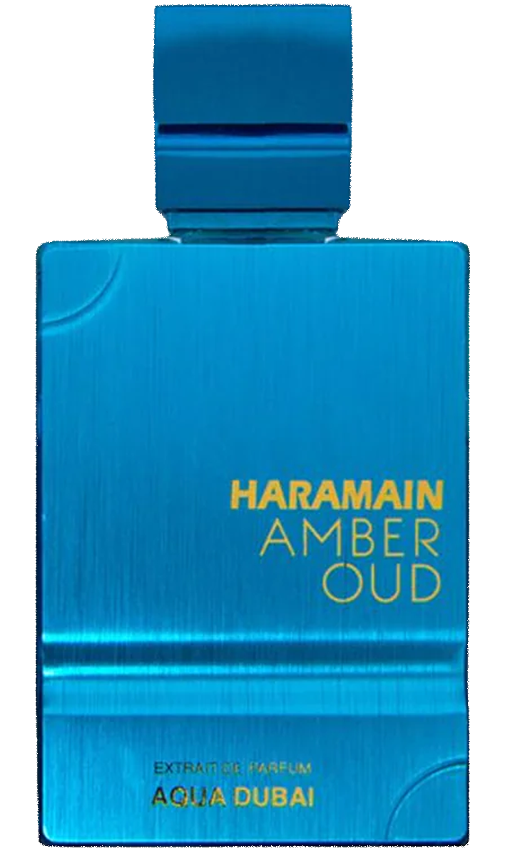 Al Haramain Amber Oud Aqua Dubai bottle
